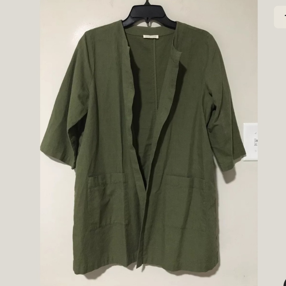 Eileen Fisher Organic Cotton Jacket Petite
